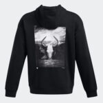 Under Armour Project Rock Icon Fleece Hoodie Ανδρικό Φούτερ Κουκούλα 1386882-001 - Image 5