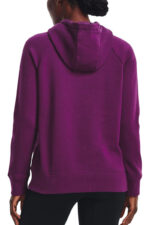 Under Armour Rival Fleece Logo Γυναικείο Φούτερ Κουκούλα 1356318-514 - Image 3