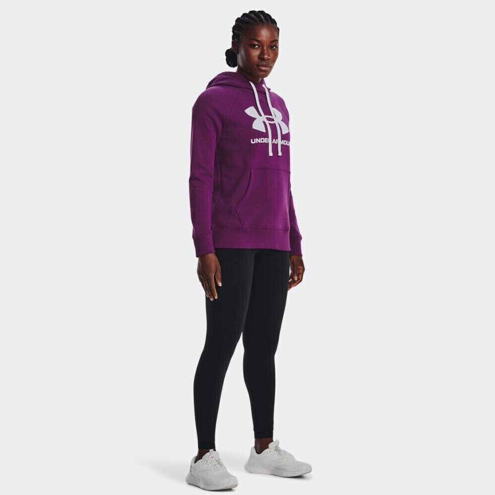 Under Armour Rival Fleece Logo Γυναικείο Φούτερ Κουκούλα 1356318-514 - Image 6