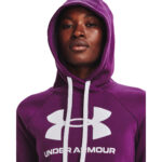 Under Armour Rival Fleece Logo Γυναικείο Φούτερ Κουκούλα 1356318-514 - Image 7