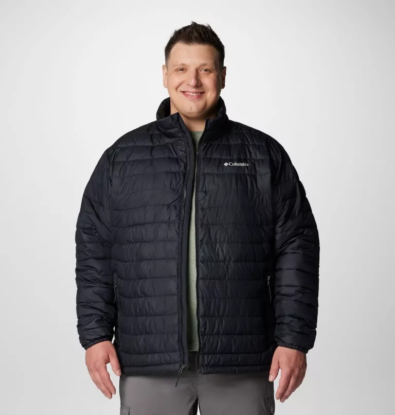 columbia_powder_lite_ii_mpoufan_black_2086962_010. Columbia Powder Lite II Jacket Ανδρικό Μπουφάν 2086962-010 - Image 1