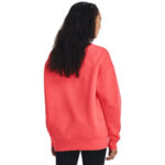 Under Armour Essential Fleece OS Crew Γυναικείο Λαιμόκοψο Φούτερ 1379475-690 - Image 3