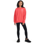 Under Armour Essential Fleece OS Crew Γυναικείο Λαιμόκοψο Φούτερ 1379475-690 - Image 4