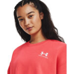 Under Armour Essential Fleece OS Crew Γυναικείο Λαιμόκοψο Φούτερ 1379475-690 - Image 5