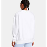 Under Armour Essential Fleece OS Crew Γυναικείο Λαιμόκοψο Φούτερ 1379475-100 - Image 3