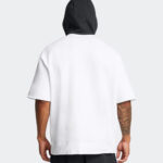 Under Armour Project Rock Icon Fleece SS Hoodie Ανδρικό Φούτερ Κουκούλα 1386886-100 - Image 3