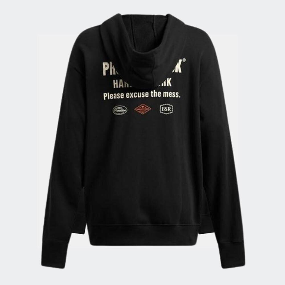 Under Armour Project Rock HWT Full-Zip Hoodie Hard At Work Γυναικεία Ζακέτα Κουκούλα 1386446-001 - Image 4