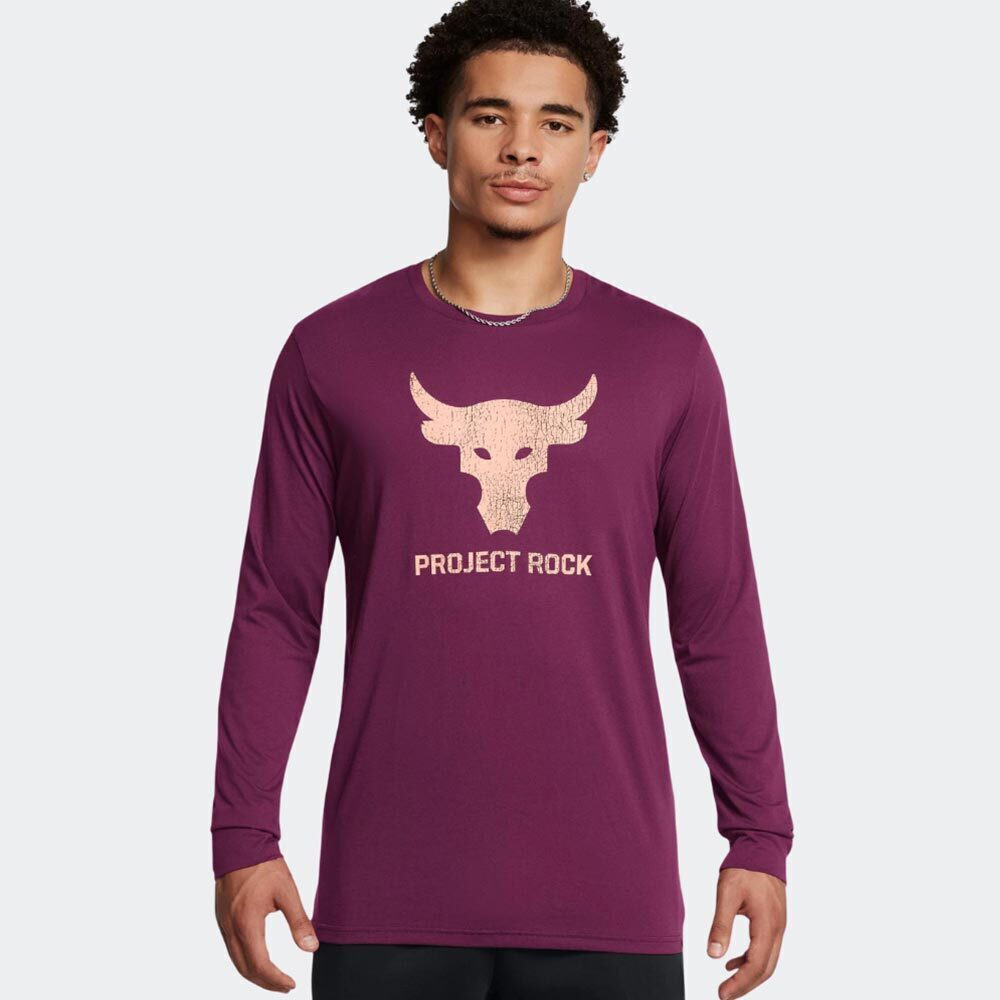 under_armour_t_shirt_mov_1374847_505. Under Armour Project Rock Brahma Bull LS Ανδρικό Μακρυμάνικο 1374847-505 - Image 1