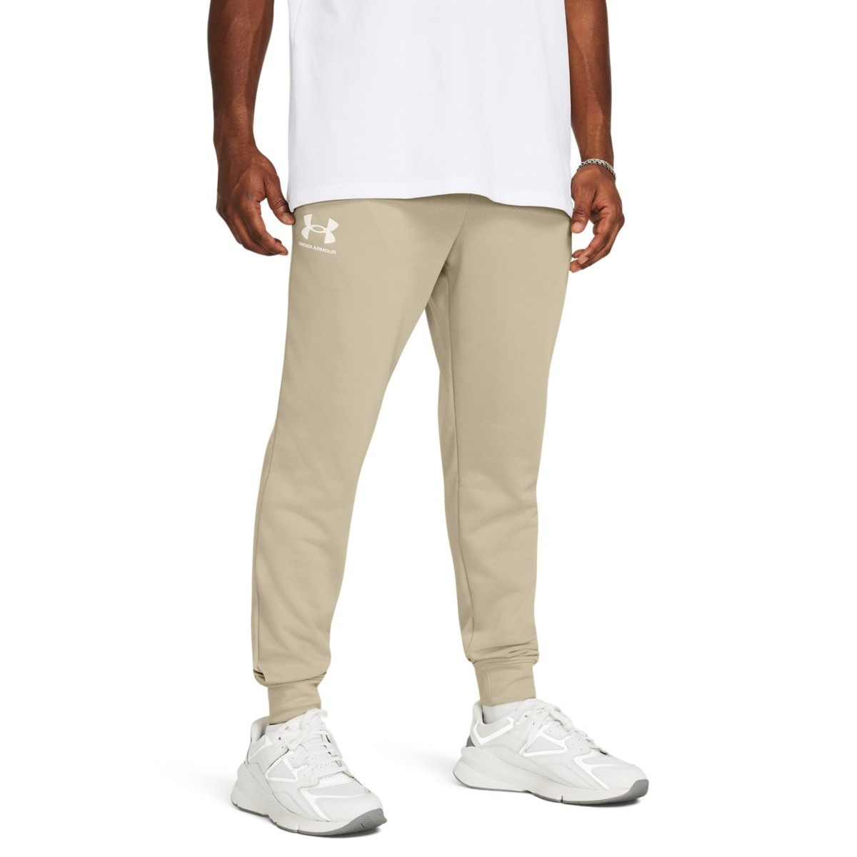 under_armour_ua_rival_terry_panteloni_formas_me_lasticho_mpez_1380843_289. Under Armour Rival Terry Jogger Ανδρικό Παντελόνι Φόρμας 1380843-289 - Image 1