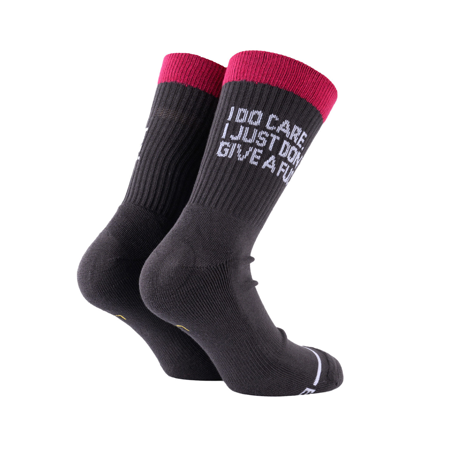 AS-252929_a-.2 Bee Unusual ” I Do Care premium ” D.Grey Socks Unisex Κάλτσα AS-252929 - Image 1