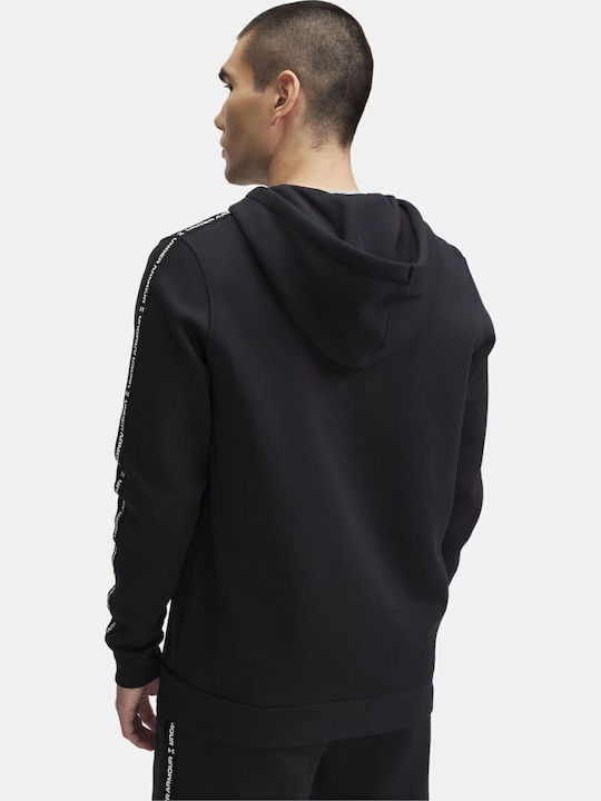 Under Armour Icon Fleece Full-Zip Taping Ανδρική Ζακέτα 1390298-001 - Image 3