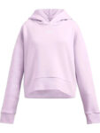 Under Armour Rival Fleece Crop Hoodie Παιδικό Φούτερ Crop Κουκούλα Κορίτσι 1379517-535