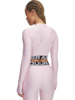 Under Armour Heat Gear Rid 1/4 Zip LS Γυναικεία Μακρυμάνικη Μπλούζα 1388692-647 - Image 3