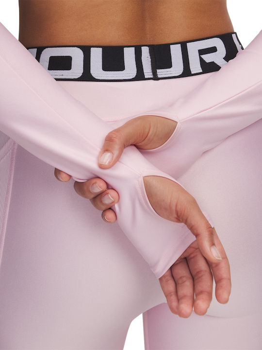 Under Armour Heat Gear Rid 1/4 Zip LS Γυναικεία Μακρυμάνικη Μπλούζα 1388692-647 - Image 4