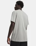 Under Armour Logo Embroidered Heavyweight SS Tee Ανδρικό Κοντομάνικο 1373997-069 - Image 2