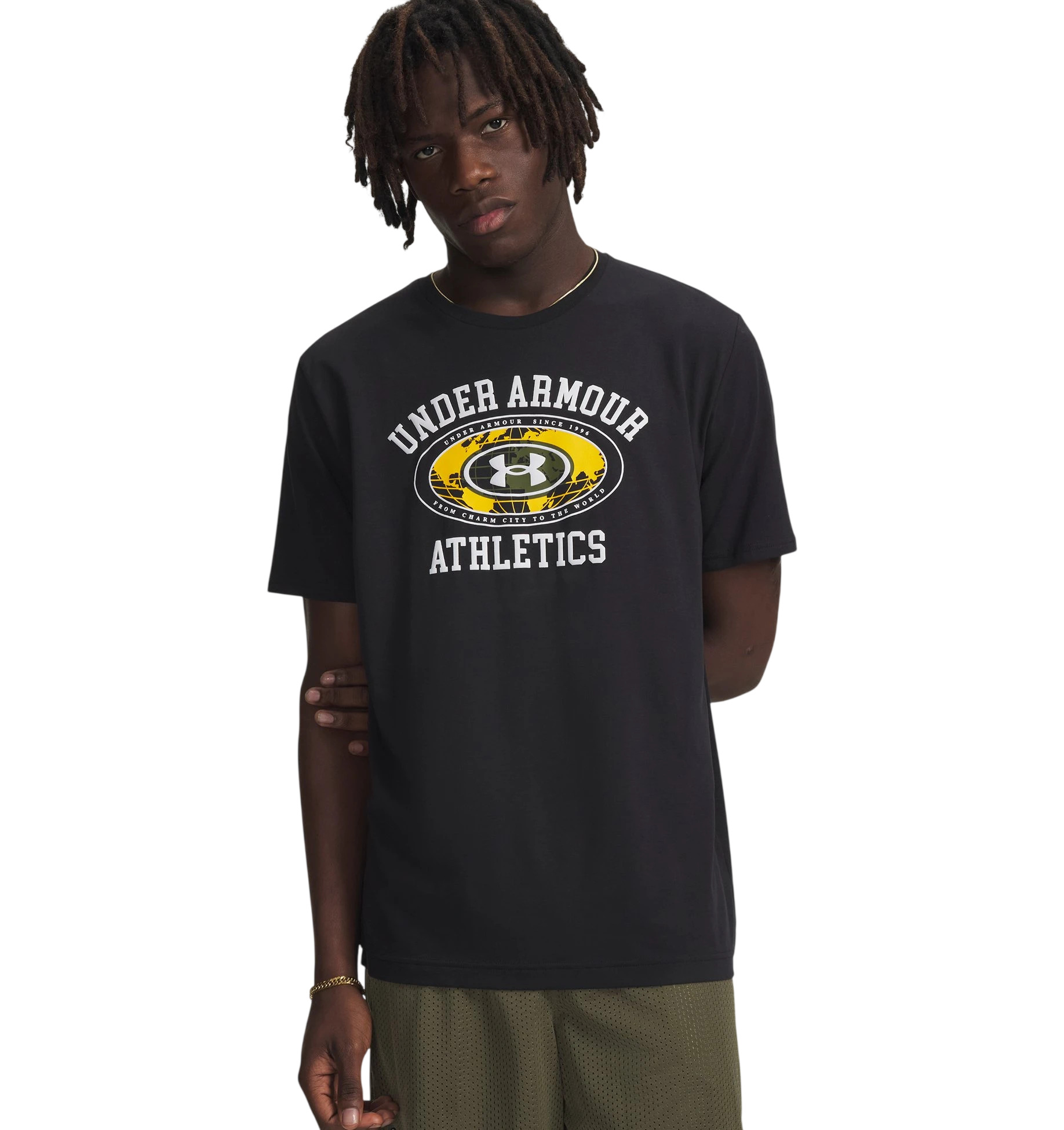 6009261-001 Under Armour 60/40S Armor Globe SS Tee Ανδρικό Κοντομάνικο 6009261-001 - Image 1