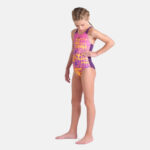 Arena Girl's Multi Colours Swimsuit V Back Παιδικό Μαγιό Κορίτσι Ολόσωμο 009007-909 - Image 4