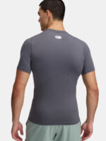 Under Armour HeatGear Compression SS Ανδρικό Κοντομάνικο 1361518-025 - Image 3