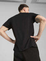 Puma M Tad Essentials Heather Cat Tee (CF Small Cat) Ανδρική Κοντομάνικη Μπλούζα 525920-01 - Image 3