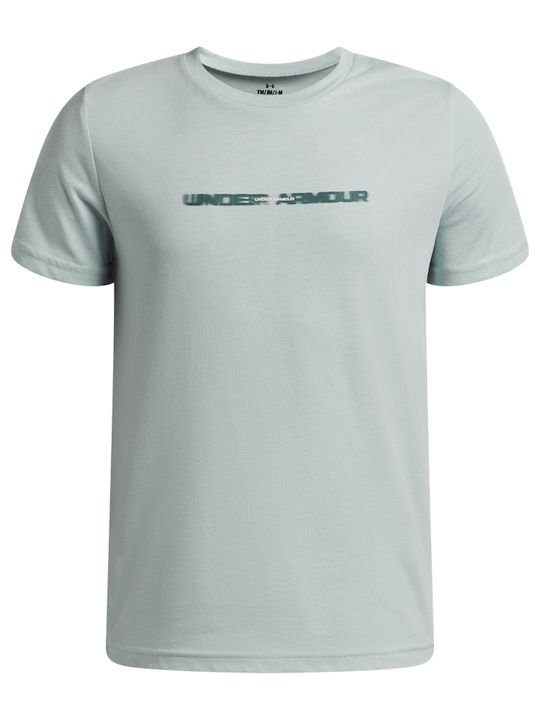 6009269-477.1 Under Armour Tech Split Wordmark Ss Παιδικό Κοντομάνικο Αγόρι 6009269-477 - Image 1