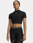 Under Armour HeatGear Crop Mock SS Γυναικείο Εσωθερμικό Crop 6010006-001