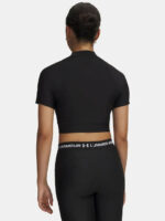 Under Armour HeatGear Crop Mock SS Γυναικείο Εσωθερμικό Crop 6010006-001 - Image 3