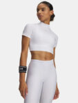 Under Armour HeatGear Crop Mock SS Γυναικείο Εσωθερμικό Crop 6010006-100