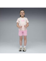 Puma Ess No.1 Logo Tee and Shorts Set PS Βρεφικό Σετ Κορίτσι 685240-21 - Image 4