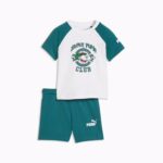 Puma Minicats Super Puma Tee and Shorts Set Βρεφικό Σετ Αγόρι 693289-02