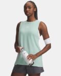 Under Armour Rival Muscle Tank Γυναικεία Αμάνικη Μπλούζα 1383659-477