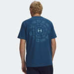 Under Armour Blur Wordmarkt SS Tee Ανδρικό Κοντομάνικο 6009248-498 - Image 3