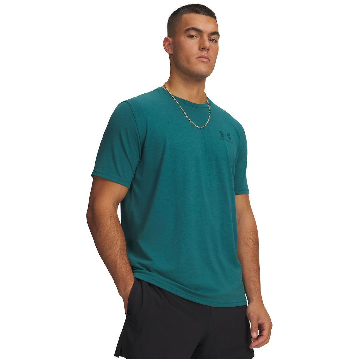 under_armour_m_sportstyle_t_shirt_mple_1326799_338. Under Armour Sportstyle Left Chest Ανδρικό Κοντομάνικο 1326799-338 - Image 1