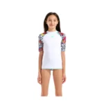 Arena Jr Rash Vest S/S Unisex Παιδικό Μαγίο Μπλούζα 011128-150 - Image 5