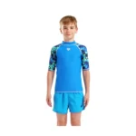 Arena Jr Rash Vest S/S Unisex Παιδικό Μαγίο Μπλούζα 011128-880 - Image 4