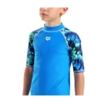 Arena Jr Rash Vest S/S Unisex Παιδικό Μαγίο Μπλούζα 011128-880 - Image 8