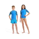 Arena Jr Rash Vest S/S Unisex Παιδικό Μαγίο Μπλούζα 011128-880 - Image 10