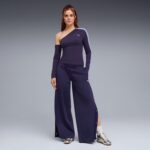 Puma Wardrobe Ess Low Rise Popper Pants Γυναικείο Παντελόνι Φόρμας 629804-64 - Image 4