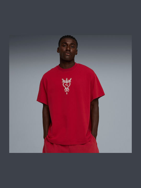 634661-02.1 Puma Swish N' Ink Tee III Ανδρική Κοντομάνικη Μπλούζα 634661-02 - Image 1