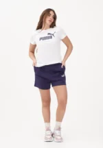 Puma ESS Small No.1 Logo 5'' High-Waist Shorts Γυναικείο Σορτς 682441-64 - Image 3