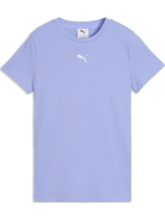 691719-60.1 Puma ESS Rib Tee Παιδικό Κοντομάνικο Κορίτσι 691719-60 - Image 1