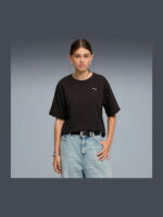 Puma Ess Elevanted Relaxed Tee Γυναικεία Μπλούζα Κοντομάνικη 691813-01 - Image 4