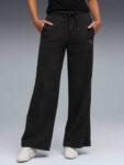 Puma Her Comfort High-Waist Wide Leg Pants Γυναικείο Παντελόνι Φόρμας 691889-01
