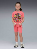 Puma Mid90s Graphic Tee and Shorts Leggings Set Βρεφικό Σετ Κορίτσι 691926-25 - Image 4