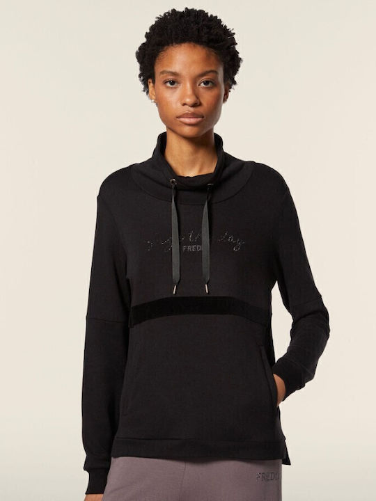 F4WCXS6-N.1 Freddy Γυναικείο Φούτερ Λαιμόκοψο F4WCXS6-N - Image 1