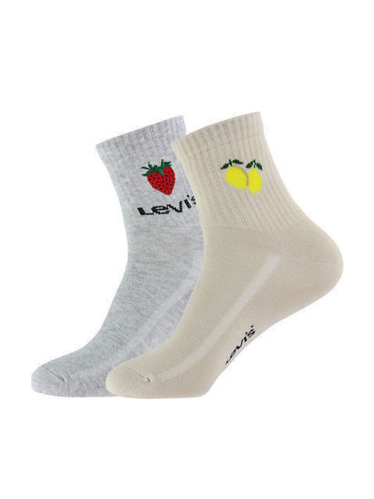 701238464-002.1 Levi's High Mid Cut Fruit Graphic Κάλτσες 2Pairs 701238464-002 - Image 1