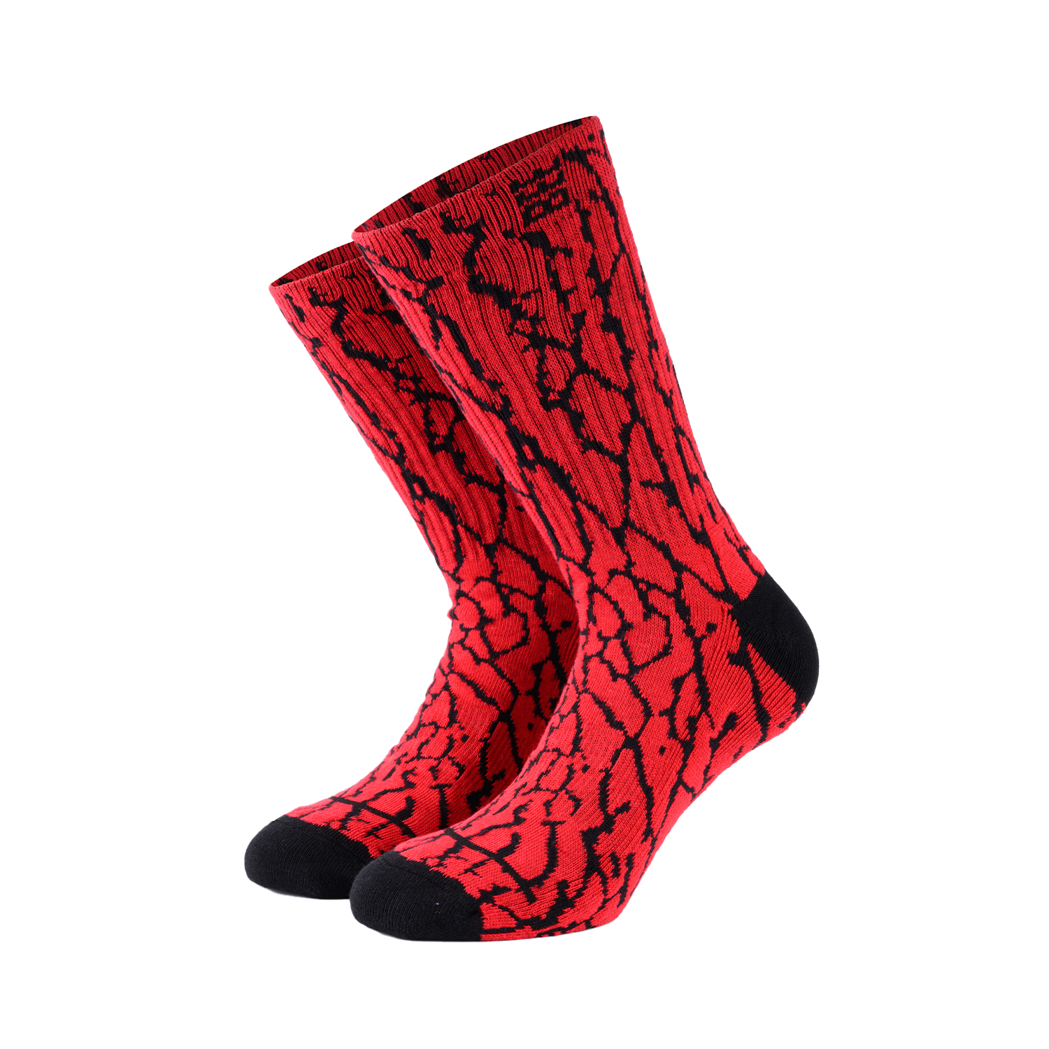 AS-252925.1 Bee Unusual Elephant Print Limited Edition Og Red Socks Unisex Κάλτσα AS-252925 - Image 1