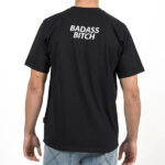 Bee Unusual ''Badass Bitch'' Embroidered Relaxed Ανδρικό Κοντομάνικο AT-260222 - Image 6