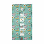 Bee Unusual ” Breakfast Club ” Beach Towel 100x180cm Πετσέτα Θαλάσσης BC-261204