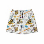 Bee Unusual “Buzzed On Flowers” Swim Shorts Ανδρικό Μαγιό BS-263206 - Image 2