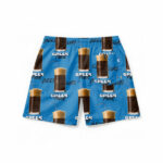 Bee Unusual “Greek Fuel” Swim Shorts Super Sonic Blue Ανδρικό Μαγιό BS-263207 - Image 3